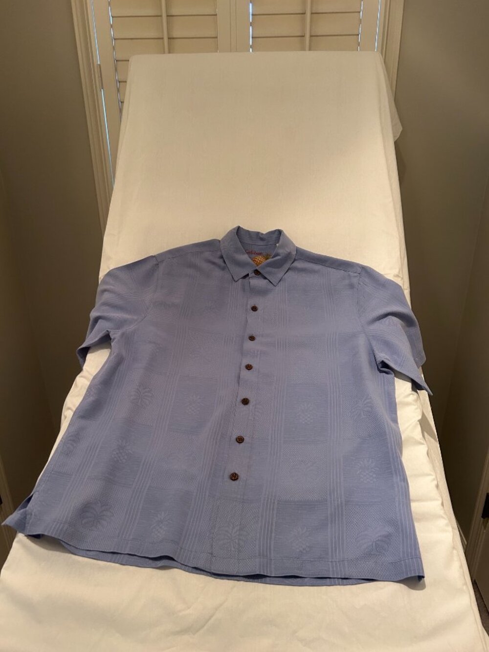 Caribbean Hawaiian Camp Shirt Men’s Large Button Up